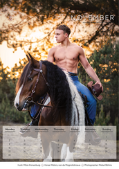 Calender Horse and Hunk 2026 Calender Horse and Hunk 2026