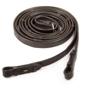 Schockemöhle Reins Smooth Leather with Stoppers Darkbrown/Silver Schockemöhle Reins Smooth Leather with Stoppers Darkbrown/Silver