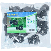 Ako Ring Insulator Compact with Short Support 25 Pieces Black Ako Ring Insulator Compact with Short Support 25 Pieces Black