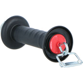 Ako Gate Handle with Hook And Tape Connector Black Ako Gate Handle with Hook And Tape Connector Black