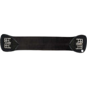 BR Dressage Girth Neoprene/Velvet SS Roller Buckles Black BR Dressage Girth Neoprene/Velvet SS Roller Buckles Black