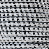 Corral Rubber Electric Rope Black/White Corral Rubber Electric Rope Black/White