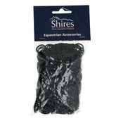 Shires Elastic Bands 500 Pieces Black Shires Elastic Bands 500 Pieces Black