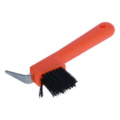 Shires Hoof Pick/Brush Orange Shires Hoof Pick/Brush Orange