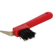 Shires Hoof Pick/Brush Red Shires Hoof Pick/Brush Red