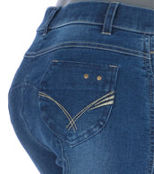 EQUITHÈME Breeches Texas Denim Blue/Beige EQUITHÈME Breeches Texas Denim Blue/Beige