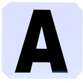 Hippotonic Manege Letters Stickers White Hippotonic Manege Letters Stickers White