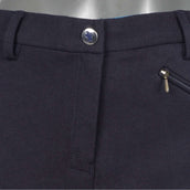 Saddlehugger by Shires Breeches Knee Patch Ladies Navy Saddlehugger by Shires Breeches Knee Patch Ladies Navy