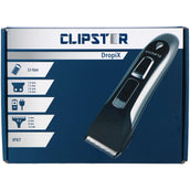 Clipster Battery Clippers DropiX Silver/Black Clipster Battery Clippers DropiX Silver/Black