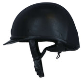 Charles Owen Cap AYR8 PLUS Leather Look Black Charles Owen Cap AYR8 PLUS Leather Look Black