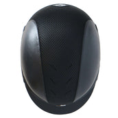 Charles Owen Cap AYR8 PLUS Leather Look Black Charles Owen Cap AYR8 PLUS Leather Look Black