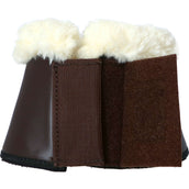Kentucky Horsewear Bell Boots Sheepskin Leather Brown Kentucky Horsewear Bell Boots Sheepskin Leather Brown