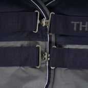 EQUITHÈME Turnout Rug Tyrex 600D 300g Navy/Grey Dots EQUITHÈME Turnout Rug Tyrex 600D 300g Navy/Grey Dots