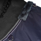 EQUITHÈME Turnout Rug Tyrex 600D 300g Navy/Grey Dots EQUITHÈME Turnout Rug Tyrex 600D 300g Navy/Grey Dots