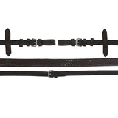 Riding World Reins Rubber Havana Riding World Reins Rubber Havana