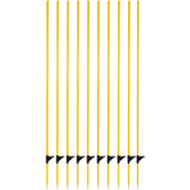 Kerbl Fiberglass Pole 10 Pieces Yellow Kerbl Fiberglass Pole 10 Pieces Yellow