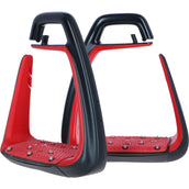 Freejump Stirrups Soft Up Classic Black/Red Freejump Stirrups Soft Up Classic Black/Red