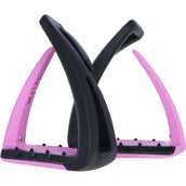 Freejump Stirrups Soft Up Lite Black/Pink Freejump Stirrups Soft Up Lite Black/Pink