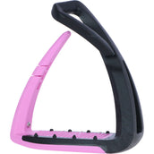 Freejump Stirrups Soft Up Lite Black/Pink Freejump Stirrups Soft Up Lite Black/Pink