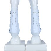 LeMieux Leg Protection Snug Boots Ultramesh Hind White LeMieux Leg Protection Snug Boots Ultramesh Hind White