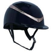 Charles Owen Cap Halo Navy/Rosegold Gloss Charles Owen Cap Halo Navy/Rosegold Gloss