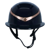 Charles Owen Cap Halo Luxe Navy/Rosegold Gloss Charles Owen Cap Halo Luxe Navy/Rosegold Gloss