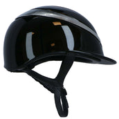Charles Owen Cap Halo Luxe Black/Platinum Gloss Charles Owen Cap Halo Luxe Black/Platinum Gloss