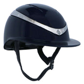 Charles Owen Cap Halo Luxe Navy/Platinum Gloss Charles Owen Cap Halo Luxe Navy/Platinum Gloss