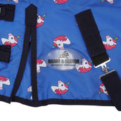 HB Harry & Hector Outdoor Rug Unicorn 200g Royal Blue HB Harry & Hector Outdoor Rug Unicorn 200g Royal Blue