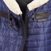 EQUITHÈME Stable Rug Teddy Lined with Synthetic Sheepskin Navy EQUITHÈME Stable Rug Teddy Lined with Synthetic Sheepskin Navy