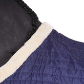 EQUITHÈME Stable Rug Teddy Lined with Synthetic Sheepskin Navy EQUITHÈME Stable Rug Teddy Lined with Synthetic Sheepskin Navy