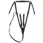 HB Front Harness Leather Black HB Front Harness Leather Black