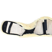 HKM Girth Sheepskin Black/Natural HKM Girth Sheepskin Black/Natural