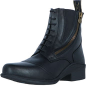 Mountain Horse Jodhpurs Veganza Side Zip Paddock Black Mountain Horse Jodhpurs Veganza Side Zip Paddock Black