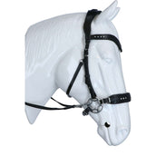 F.R.A. Bridle Glory Hackamore Leather with Beads Black F.R.A. Bridle Glory Hackamore Leather with Beads Black