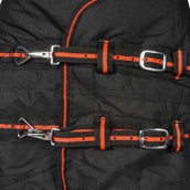 HB Outdoor Rug Model Kentucky Detachable Neck 300g Black HB Outdoor Rug Model Kentucky Detachable Neck 300g Black