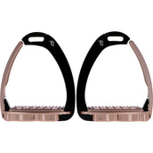 Tech Stirrups Stirrups Venice Sloped Evo Swarovski Black/Rosegold Tech Stirrups Stirrups Venice Sloped Evo Swarovski Black/Rosegold