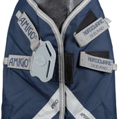 Amigo Turnout Rug FieldSafe Plus 1200D 0g Navy/Titanium Grey/Silver Amigo Turnout Rug FieldSafe Plus 1200D 0g Navy/Titanium Grey/Silver
