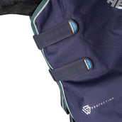 WeatherBeeta ComFiTec Plus Dynamic Turnout Detach-A-Neck 100g Navy/Forest Green WeatherBeeta ComFiTec Plus Dynamic Turnout Detach-A-Neck 100g Navy/Forest Green