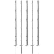 Ako Classic Plastic Post with Double Step-in 125cm 5 Pieces White Ako Classic Plastic Post with Double Step-in 125cm 5 Pieces White