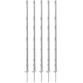 Ako Classic Plastic Post with Double Step-in 5 Pieces White Ako Classic Plastic Post with Double Step-in 5 Pieces White