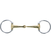 HORKA Eggbutt Bit 18mm Ring 70mm Solid Goldbrass HORKA Eggbutt Bit 18mm Ring 70mm Solid Goldbrass