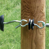 Ako Gate Handle Insulator Galvanised 2 Hooks 10 Pieces Ako Gate Handle Insulator Galvanised 2 Hooks 10 Pieces