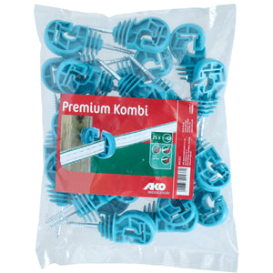 Ako Combi Insulator Premium with Short Support 25 Pieces Petrol Ako Combi Insulator Premium with Short Support 25 Pieces Petrol