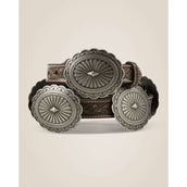 Ariat Belt Oval Concho Diamond Women Tan Ariat Belt Oval Concho Diamond Women Tan