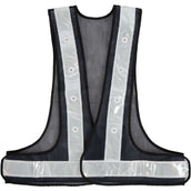 BR Vest Reflective with LED Lights 1 Black/Silver BR Vest Reflective with LED Lights 1 Black/Silver
