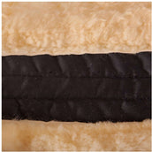 BR Half Pad Vertebral Canal Sheepskin Border Black/Natural BR Half Pad Vertebral Canal Sheepskin Border Black/Natural