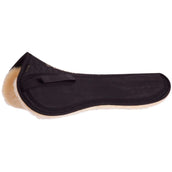 BR Half Pad Impact Free Spinal Canal Sheepskin Black/Natural BR Half Pad Impact Free Spinal Canal Sheepskin Black/Natural