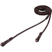 BR Dressage Reins Leather Anti-slip Brown BR Dressage Reins Leather Anti-slip Brown