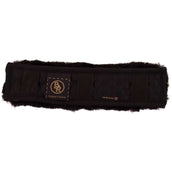 BR Nose Band Cover Sheepskin 28cm Black/Black BR Nose Band Cover Sheepskin 28cm Black/Black